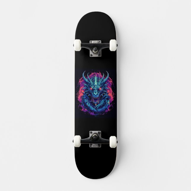 Drake Turkos Mini Skateboard Bräda 18,5 Cm (Framsida)