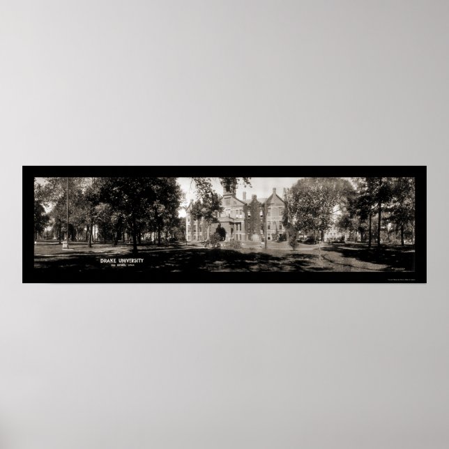 Drake Universiteten IA Foto 1914 Poster (Framsidan)