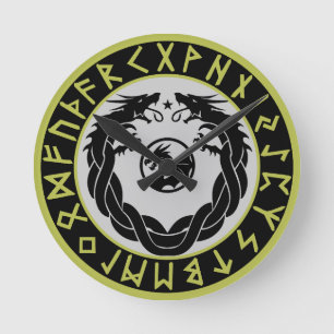 Drake Viking Runskydd Rund Klocka