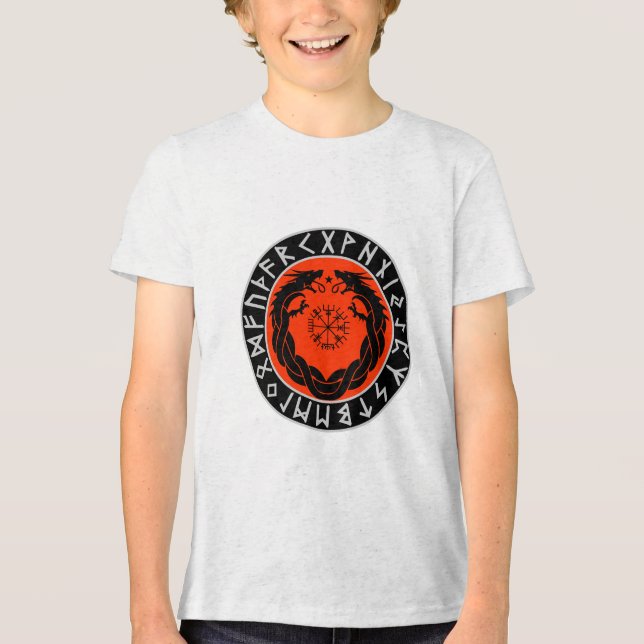 Drake Viking Runskydd T Shirt (Framsida)