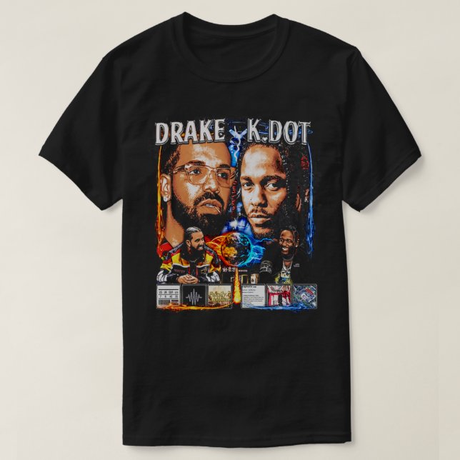 Drake Vs KDot TShirt 1 T Shirt (Design framsida)