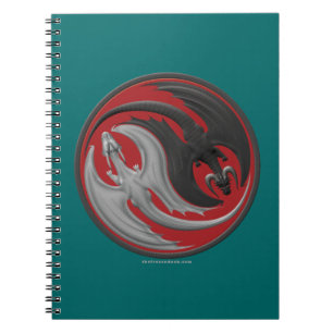 Drake Yin-Yang Anteckningsbok Med Spiral