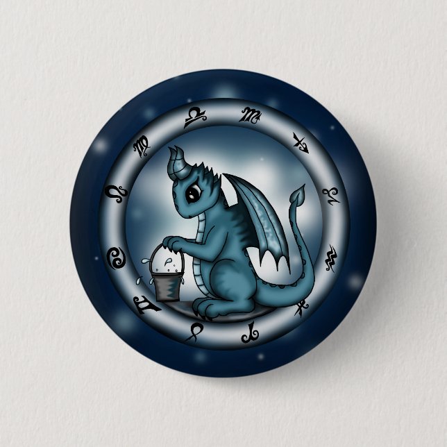DrakeAquariusZodiac Knapp (Framsida)