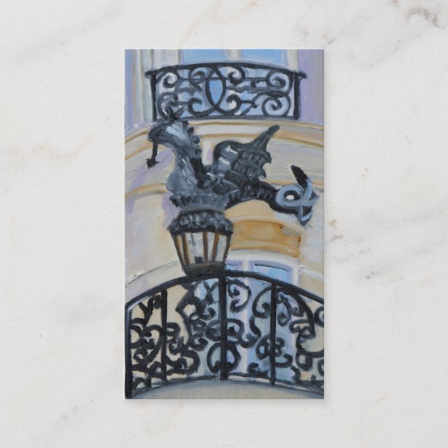 Drakebalkongvisitkort Visitkort (Framsida)