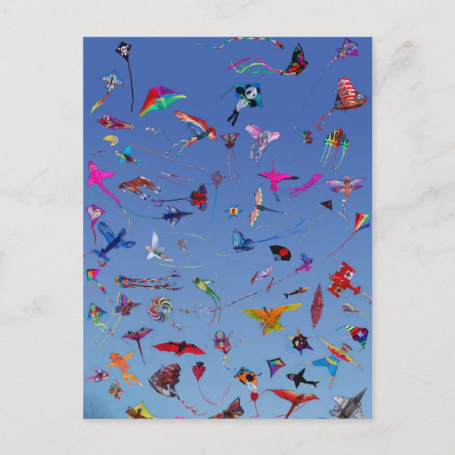 Drakedrakedrakar i himmlen vykort (Framsida)