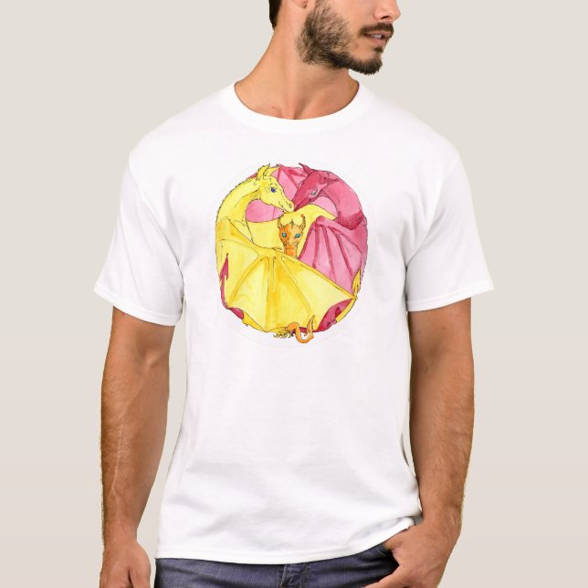 Drakefamiljen T-shirt (Framsida)