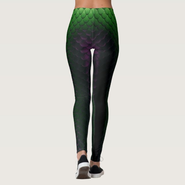 Drakefjäll Leggings (Baksida)
