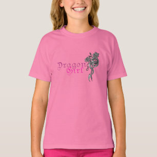 Drakeflickan lurar T-tröja Tee Shirt