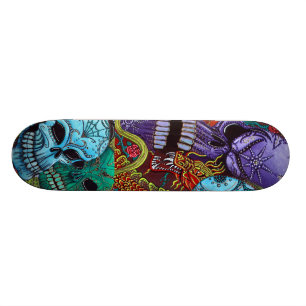 Drakeförmyndareskateboarden Old School Skateboard Bräda 18 Cm