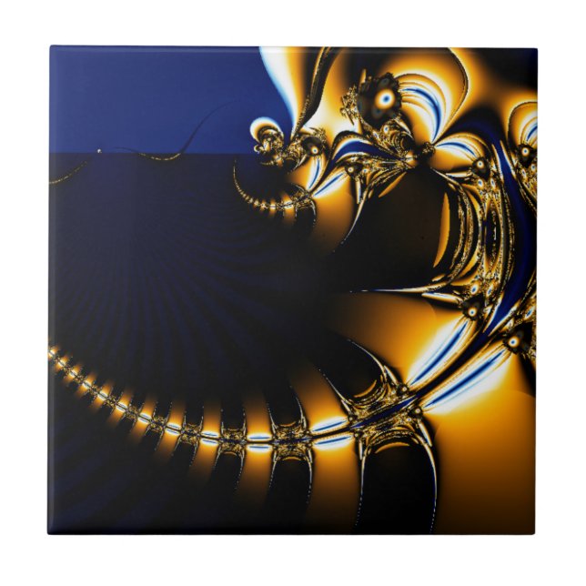 Drakefraktal i Fractal Design Kakelplatta (Framsidan)