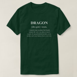 Drakefull Monsterdefinition Med Vit Text T Shirt