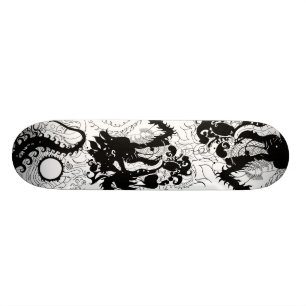 Drakehåla (silhouetten) mini skateboard bräda 18,5 cm