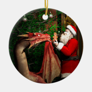 Drakejul Julgransprydnad Keramik