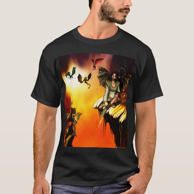 DrakejungfruTshirt T-shirt (Framsida)