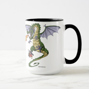 Drakekaffe koppar och ölSteins