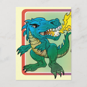 Drakekonst som lite inspireras av t av Scott Vykort