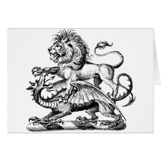 Drakekrigare 1 hälsningskort