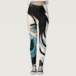Drakekrigareflicka Leggings