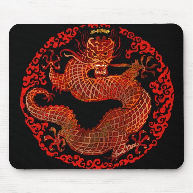 Drakekung Mousepad Musmatta (Framsidan)