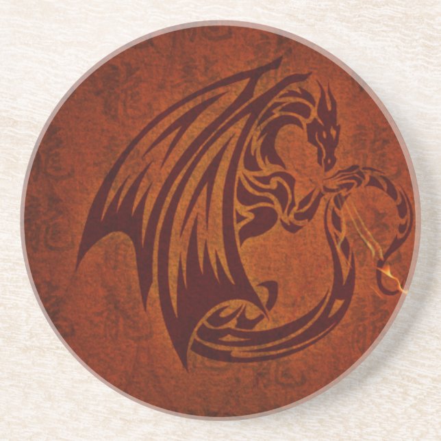 Drakekustfartyg Underlägg Sandsten (Framsidan)