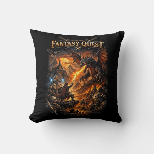 Drakelds Quest Kudde (Framsida)