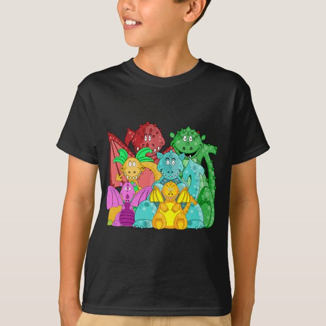Drakeligan lurar T-tröja T-shirt (Framsida)