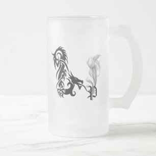 DrakeMonogram P Frostat Ölglas