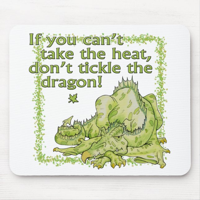 Draken avfyrar musmatta (Framsidan)