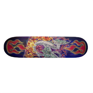 Draken avfyrar skateboarden skateboard bräda 20 cm