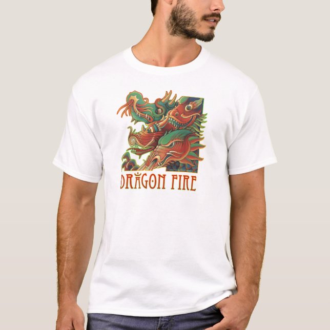 Draken avfyrar t shirt (Framsida)
