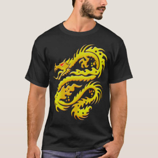 Draken driver den svart T-skjortan Tee Shirt
