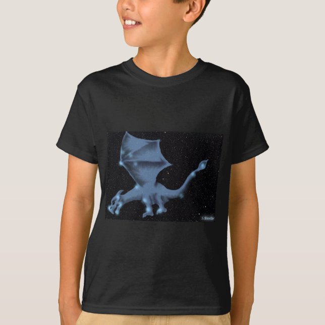 Draken i Dracokonstellationen T Shirt (Framsida)