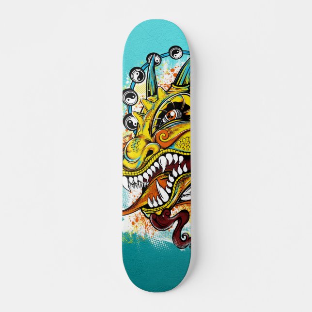 draken skateboard bräda 19,5 cm (Framsida)