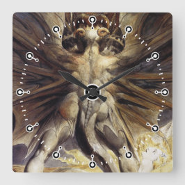 Draken tar tid på - William Blake - den underbara Fyrkantig Klocka