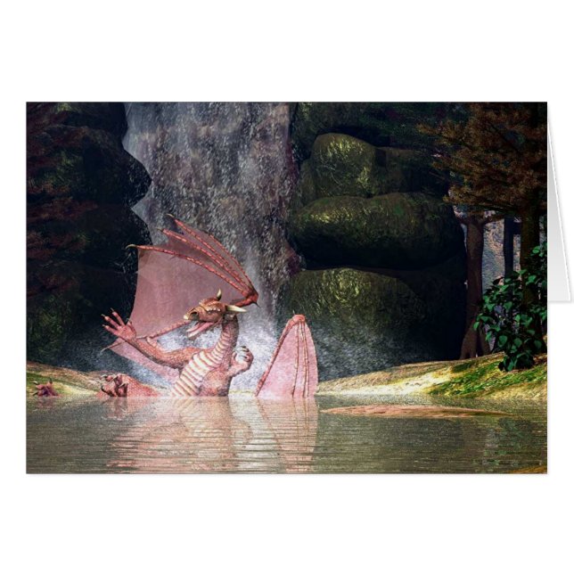 Drakenedgångar Hälsningskort (Framsidan Horizontal)