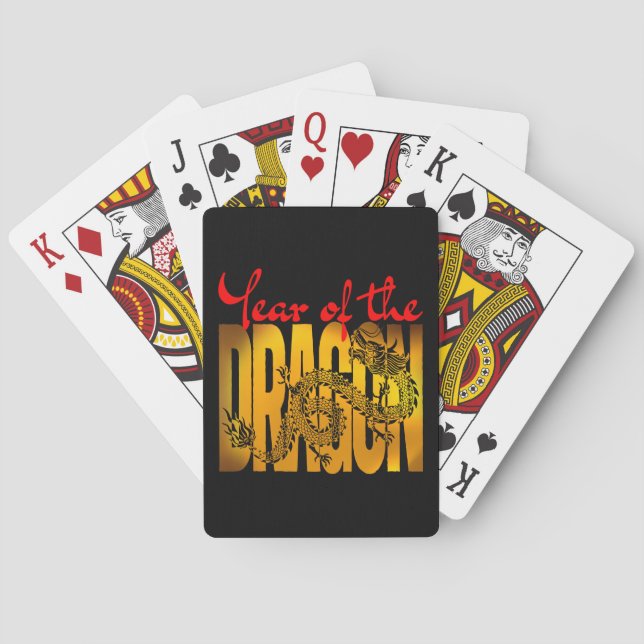 Drakens år casinokort (Baksidan)