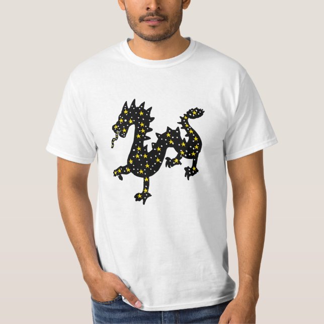 Drakens år Grafik – Kraftfull Zodiakpresent T Shirt (Framsida)