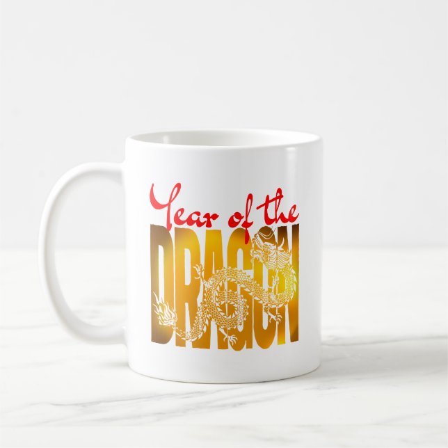 Drakens år kaffemugg (Vänster)