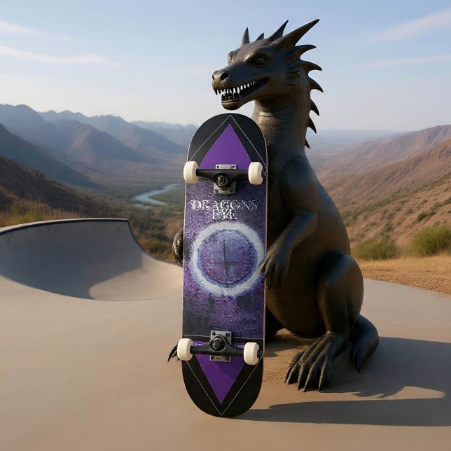 Drakens Öga Skateboarddäck 8 1/8" Mini Skateboard Bräda 18,5 Cm (Skapare uppladdad)