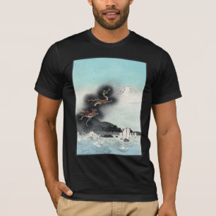 Drakens Raseri Sjöslag för Mount Fuji, Japan T Shirt