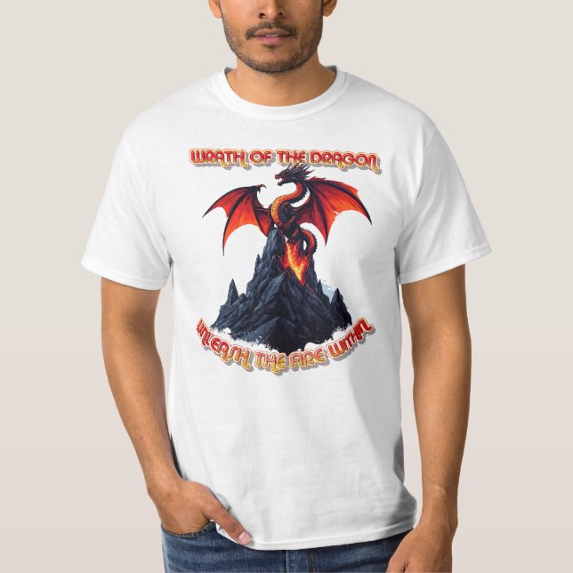 Drakens vrede t shirt (Framsida)