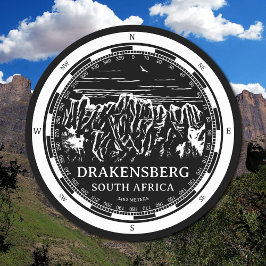 Drakensbergen - södra Afrikan Underlägg Papper Rund