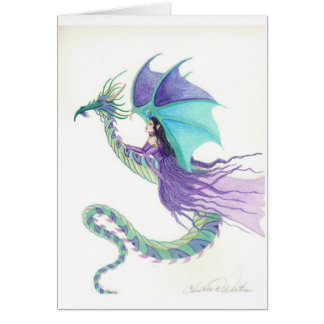 drakeryttarefe hälsningskort