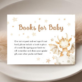 Drakes Babyshower Söta Boho-böcker för Bebis Tilläggskort