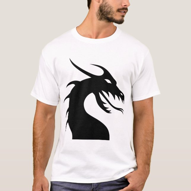 Drakeskjorta T-shirt (Framsida)