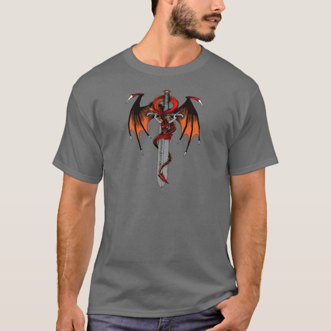 Drakeslaktsvärd Tee Shirt (Framsida)