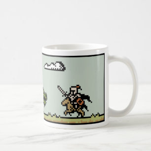 Drakeslayeren 8-Bet PIXELkonstmuggen Kaffemugg