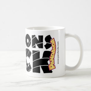 Drakestenmugg (svart text) kaffemugg