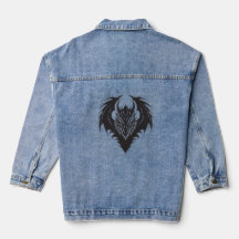 drakesymbol jeansjacka