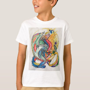 Drakeunge grundläggande T-tröja T Shirt